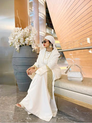 فستان فضفاض بأكمام مطرزة - ODD-Zaydin