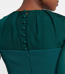 Chiffon cape gown with layered skirt – ODD- Nirmen