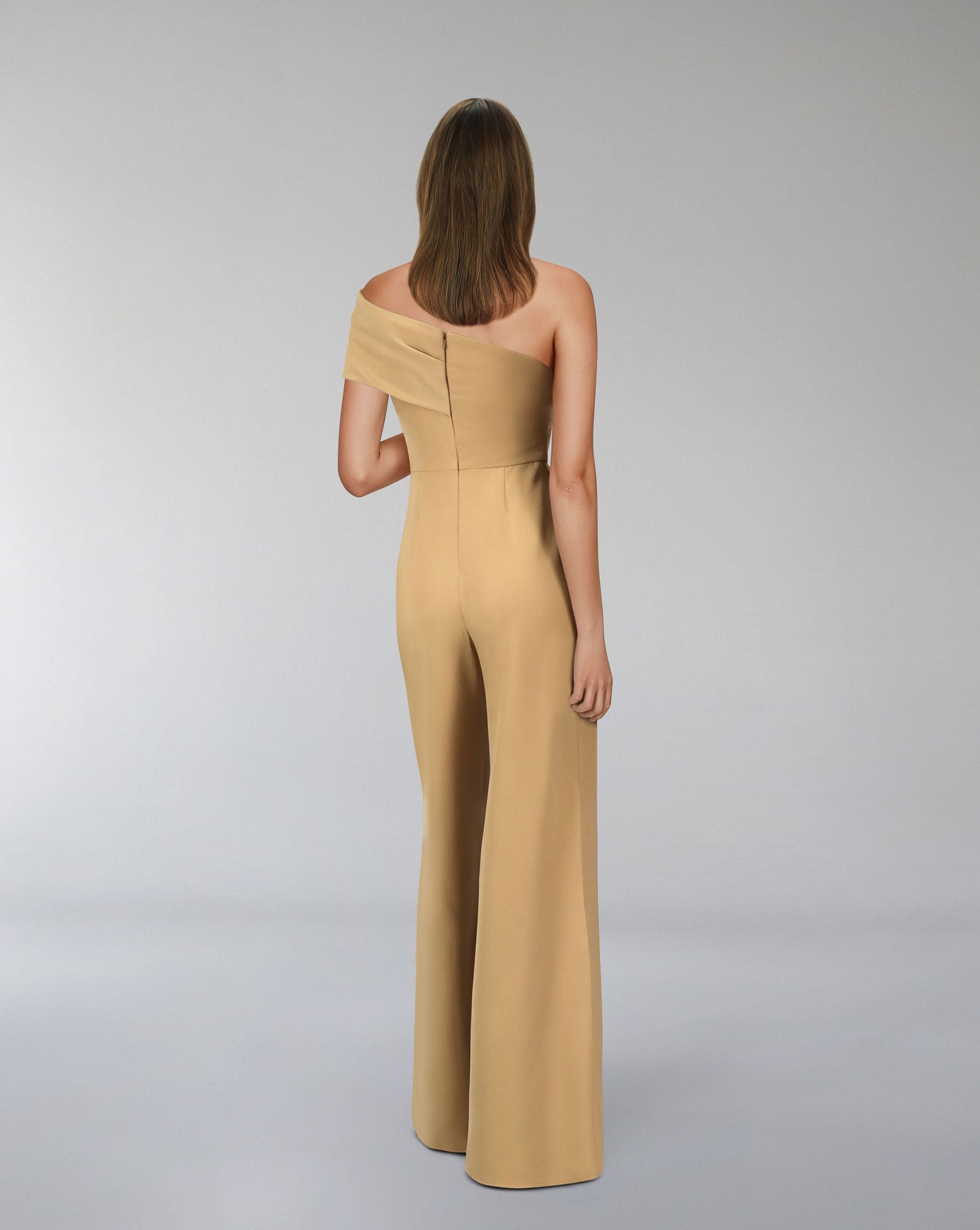 Folded neckline jumpsuit-ODD-Jiwan