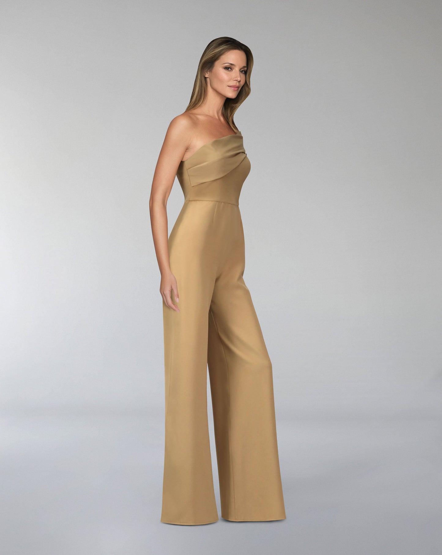 Folded neckline jumpsuit-ODD-Jiwan