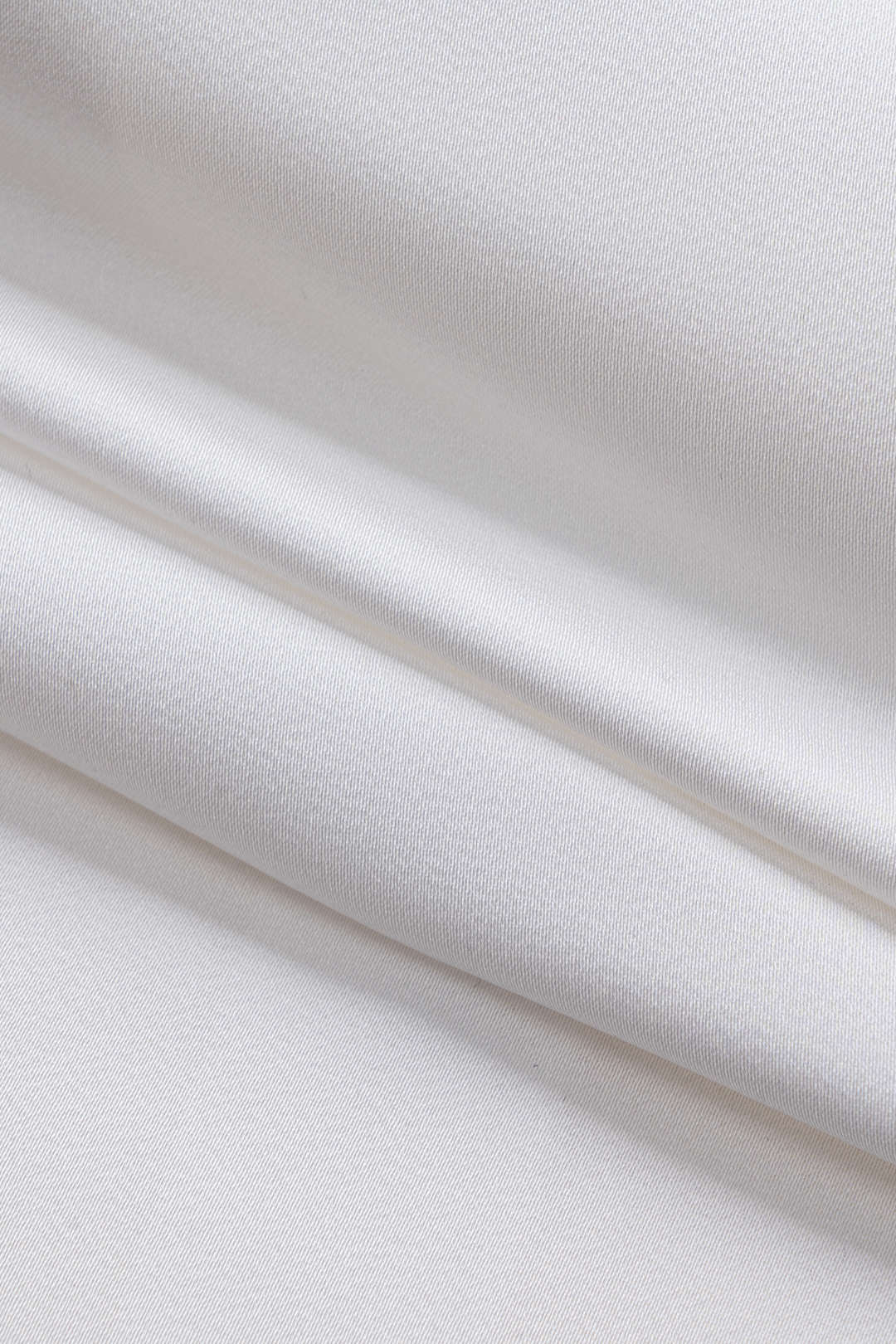 Satin Button Tie Long-Sleeve Shirt With Tie