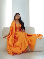 Beaded dress with maxi cape - ODD-ALASII