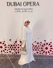 فستان فضفاض بأكمام مطرزة - ODD-Zaydin 