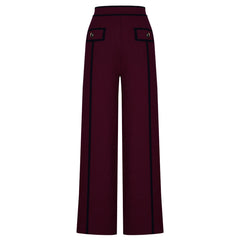 long sleeve tailored suit with contrast piping - ODD- DORRAZLI