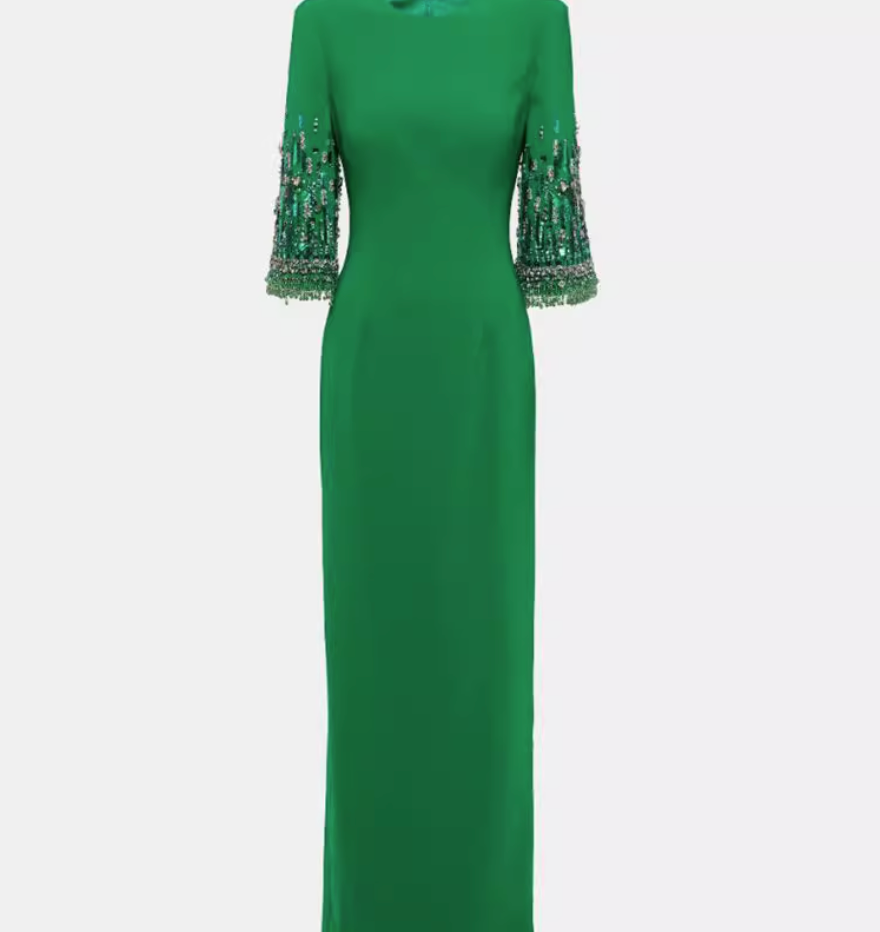 ODD-Sequined sleeves dress-Surelis