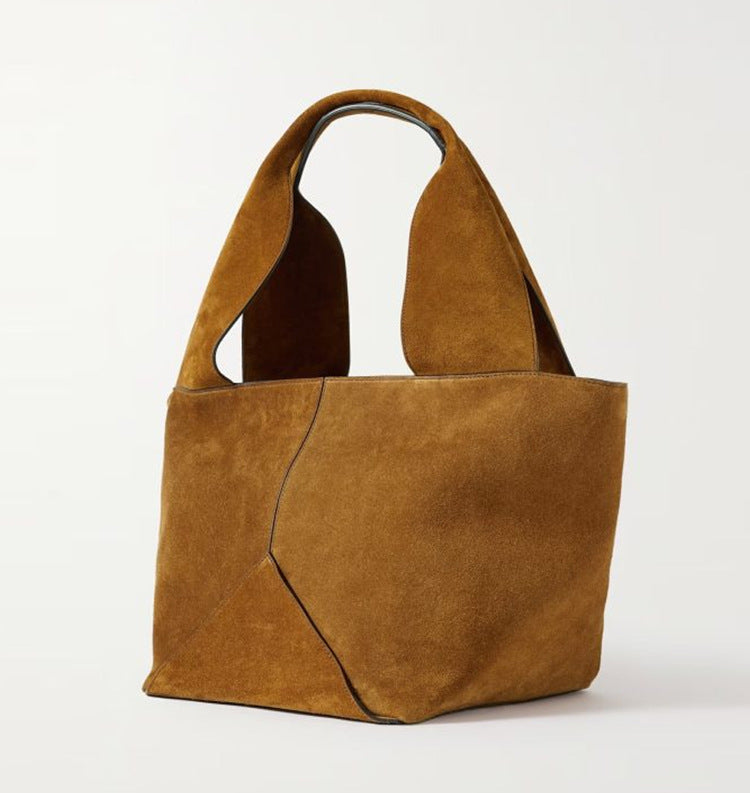 oversized geometric tote bag with sculpted handles – ODD- NOTIVA