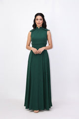 strapless embellished gown with A-line silhouette – ODD- FALENA