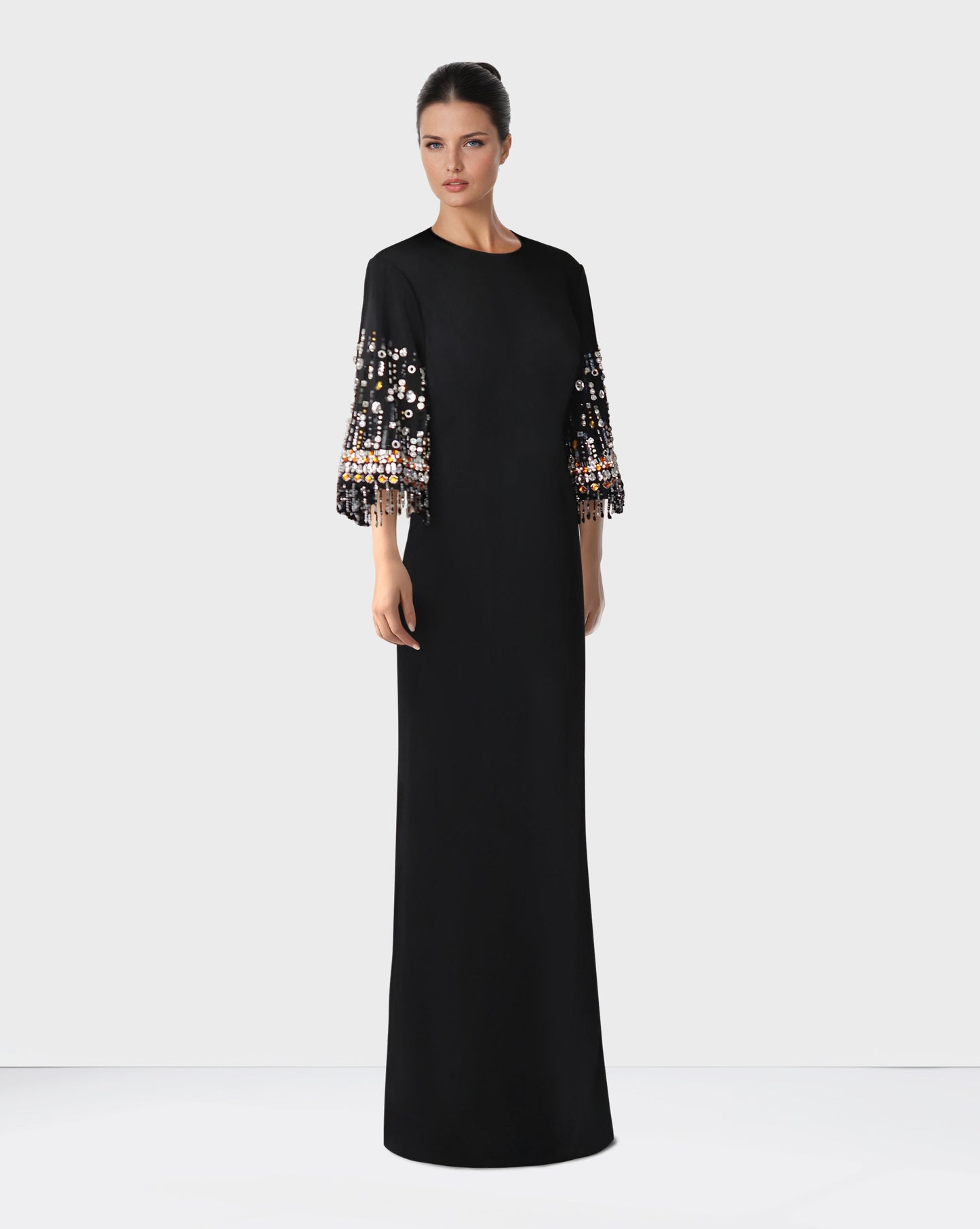 ODD-Sequined sleeves dress-Surelis